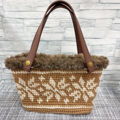 ハンドメイド　ミニバッグ シンプル