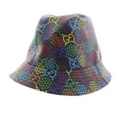 グッチ GUCCI GGサイケデリック フェドラハット 帽子 XXL マルチカラー /AK3 ■OHのサムネイル