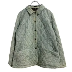 Barbour キルティング ジャケット レディース M くすみグリーン バブアー 中綿 古着卸 アメリカ仕入 a610-6989のサムネイル