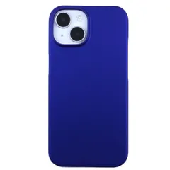 iPhone15 ケース アイフォン15  耐衝撃 シンプル さらさら ハード ケース 【Color】 ブルー