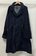 45RPM フォーティファイブアールピーエム 薄高密度ギャバの908モッズ ステンカラーコート モッズコート コート フード パーカー サイズXL