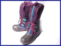 カナダ製/ビンテージ品★SOREL/ソレル【6/22.5-23.5/紫】インナー付き/高級スノーブーツ◆6R66<sale>