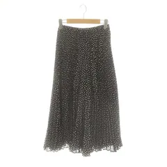 フレイアイディー FRAY I.D プリーツフレアパンツ ワイドパンツ ドット F ブラック ホワイト /ES ■OS