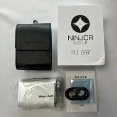 保証あり【NINJOR GOLF公式】NJ007（ホワイト） ゴルフ距離計　メーカー認定中古品　ニンジャーゴルフ　箱潰れ