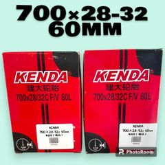 【新品】KENDA 700×28-32c 60mm 仏式バルブ 2本セット スペアチューブにいかがでしょうか？