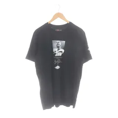 ナイキ NIKE JORDAN ジョーダン ザ・マン Tシャツ カットソー 半袖 コットン L 黒 ブラック 白 ホワイト BQ5554-010 /YQ ■GY03