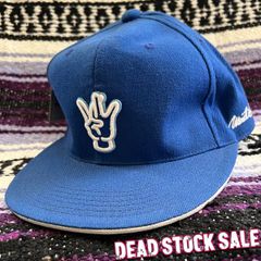 現品限り デッドストック レアアイテム WS　WEST　SIDE　ハンドサイン ロゴ WEST WEAR CAP キャップ ロイヤル ブルー