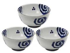 新品 美濃焼 軽量 丼ぶり鉢 どんぶり 3個セット うず 約直径15.8×高さ8.3cm 食器セット 陶器 電子レンジ 食洗機対応 日本製 142032(3)