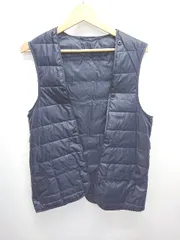 ◇ ⊇ SHIPS シップス ダウン ライナー ベスト サイズS ネイビー レディース メンズ E  【1411070016096】