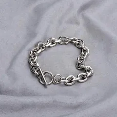 マンテルブレスレット チェーンブレスレット メンズ レディース シルバー