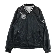 サイズ：L FILA GOLF フィラゴルフ  裏地付 2way 長袖ブルゾン ジャケット 総柄 ブラック系 [240101456826] ゴルフウェア メンズ ストスト