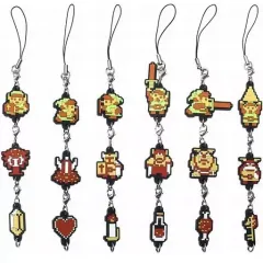 【中古】ストラップ(キャラクター) 全6種セット 連結ラバーストラップ 「ゼルダの伝説」