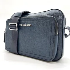 ✨良品✨ Michael Kors マイケルコース ショルダーバッグ トートバッグ ワンショルダーバッグ レザー 革 ネイビー 紺色 ゴールド金具 ユニセックス 男女兼用 メンズ レディース