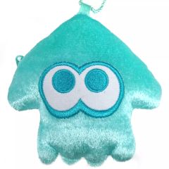 [Used] Miscellaneous Goods: Squid (Light Blue) Die-Cut Coin Case "Splatoon 3"