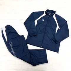 160◎ champion セットアップ ジャージ ネイビー メンズM