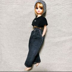 リカちゃんハンドメイド服☆お出かけセットアップドレス