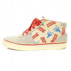 ヒステリックグラマー HYSTERIC GLAMOUR スニーカー シューズ チャッカ ロゴ 総柄 6 グレー 赤 /MM ■OFのサムネイル