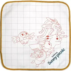 【中古】雑貨 集合/フチ：オレンジ タオル ピクニックタオルコレクション 「一番くじ Pokemon anytime ～Sunny picnic～」 F賞