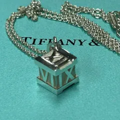Tiffany & Co. アトラスキューブ シルバーネックレス 美品】【ティファニー】アトラスキューブ ネックレス ペンダント