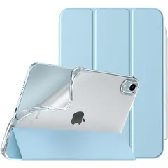 【在庫処分】TiMOVO iPad Mini A17 Pro ケース iPad mini7 ケース iPad Mini6 ケース iPad mini 第7/6世代 カバー 8.3インチ 2024/2021 PUレザー TPU製背面無色透明 非光沢 Pencil