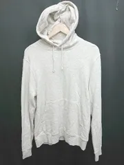 ◇ Θ Champion チャンピオン ワンポイント　ポケット 長袖 スウェット　パーカー サイズM アイボリー レディース P  【1409250017407】