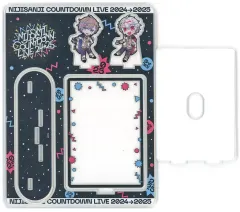 【中古】フォトフレーム・アルバム ChroNoiR アクリルカードスタンド 「バーチャルYouTuber にじさんじ NIJISANJI COUNTDOWN LIVE 2024→2025」