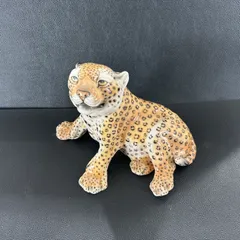 大阪関西万博トーゴパビリオンチーター置物インテリア木彫り新品