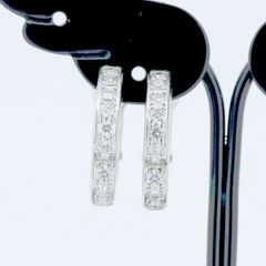 タサキ ダイヤモンド イヤリング 0.38ct 0.38ct K18WG(18金 ホワイトゴールド) 質屋出品