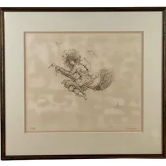 レオノール・フィニ「猫扮装」、希少画集より、状態良好、新品高級額装付 レオノール・フィニ「猫扮装」、希少画集より、状態良好、新品