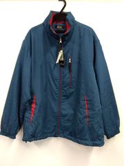 【新品未使用】あったか裏フリースジャンパー　防寒アウター　Mサイズ　ブルー系