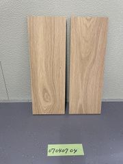 ホワイトオーク　楢板【縦500mm×横180mm×厚20mm】2枚　端材　無垢板　板　DIY　材木　木材　07040704