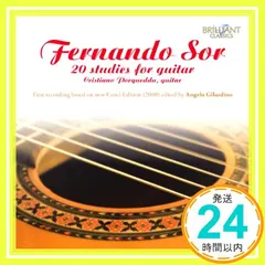 ソル:ギターのための20の練習曲 [CD] ポルケッドゥ_02 アウトレット