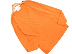 AZUL BY MOUSSY アズールバイマウジー Vネック ニット カットソー sizeXL/オレンジ ◇■ レディース