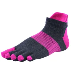 ☆ チャコール/ピンク ☆ M(24-26cm) ☆ アールエル RｘL M-RACING SHORT JG MWS5003JG アールエル ソックス MWS5003JG 日本製 アールエルソックス RxL R×Lソックス RL 靴下 五本指ソックス