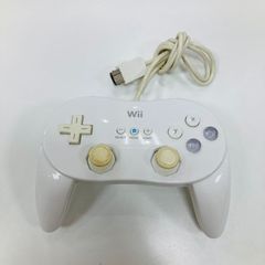Aフォロー割引あり【中古】任天堂 Wii WiiU対応 クラシックコントローラーpro ホワイト　白