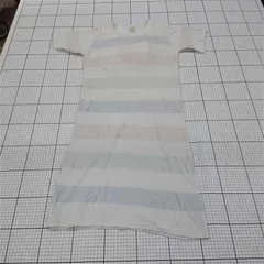 ◇ Θ gelato pique ジェラートピケ パステルカラー 半袖 膝下丈 ワンピース サイズＯＮＥ ホワイト系 レディース E  【1509100067641】