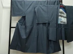 平和屋着物●男性　本場大島紬　アンサンブル　100亀甲　総詰め　キングサイズ　正絹　逸品　未使用　CAAT6956vf