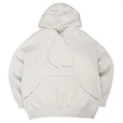 ナイキ NIKE 00s 2000年代 センタースウォッシュ スウェットパーカー ロゴ刺繍 USA アメリカ ヴィンテージ 古着 メンズ パーカー アイボリー オフホワイト L【中古】