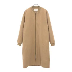 ユナイテッドアローズ A DAY IN THE LIFE ノーカラーコート 38 ベージュ UNITED ARROWS レディース
