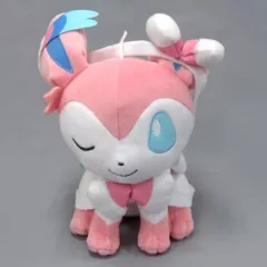 【中古】ぬいぐるみ ニンフィア でっかいコロっとまんまるぬいぐるみ カラフル～ヤドン・ラブカス・ニンフィア～ 「ポケットモンスター」