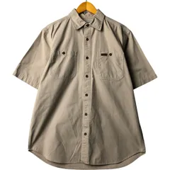 古着 カーハート Carhartt 半袖 ワークシャツ メンズL相当/eaa589002
