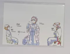 鬼滅の刃 無限列車編 次回予告原画ポストカード 第二話 竈門炭治郎 煉獄杏寿郎 我妻善逸 嘴平伊之助 A