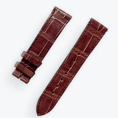 【中古品 時計ベルト】GUCCI　純正バンド　18ｍｍ/16ｍｍ　ワイン　アリゲーター
