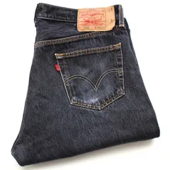 00s メキシコ製 Levi'sリーバイス 501 先染め ブラック デニムパンツ W38★SDP3547 オールド ジーンズ ストレート ビッグサイズ