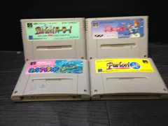 [Parlor！パーラー！, ミニ4], すーぱーぷよぷよ, スーパーマリオ ヨッシーアイランド SFC スーファミ ソフト 4点まとめて mGG096 ● ★