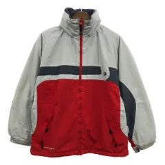 Columbia コロンビア CONVERT ナイロンジャケット アウトドア ワンポイント レッド (メンズ L) 中古 古着 Q8279