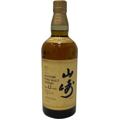 〇未開栓 サントリー ピュアモルトウィスキー 山崎 12年 シングル