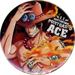【中古】バッジ・ピンズ ポートガス・D・エース バースデー缶バッジ(2018) 「ワンピース」 麦わらストア限定
