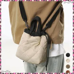 送料無料 ショルダーバッグ キルティング斜め掛け鞄 レディース ふかふか巾着バッグ 軽量ナイロンバッグ 使いやすい 小さめサブバッグ 軽いボディバッグ ユニセックス手提げ鞄 ミニハンドバッグ黒 男女兼用ペアバッグ 韓国ファッション鞄