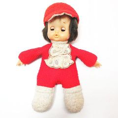 当時物 レア TOHO トーホー まごころの人形 スリーピングアイ おしゃぶり 抱き人形 全長32cm 赤ちゃん ベビー ヴィンテージ 昭和レトロ 保管品 現状品 D168Z
